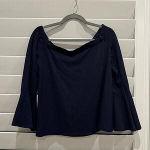 Sugar + lips off shoulder bell sleeve top